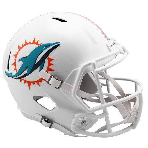 オーダー］リデル NFL レプリカヘルメット（1/1サイズ） ドルフィンズ 