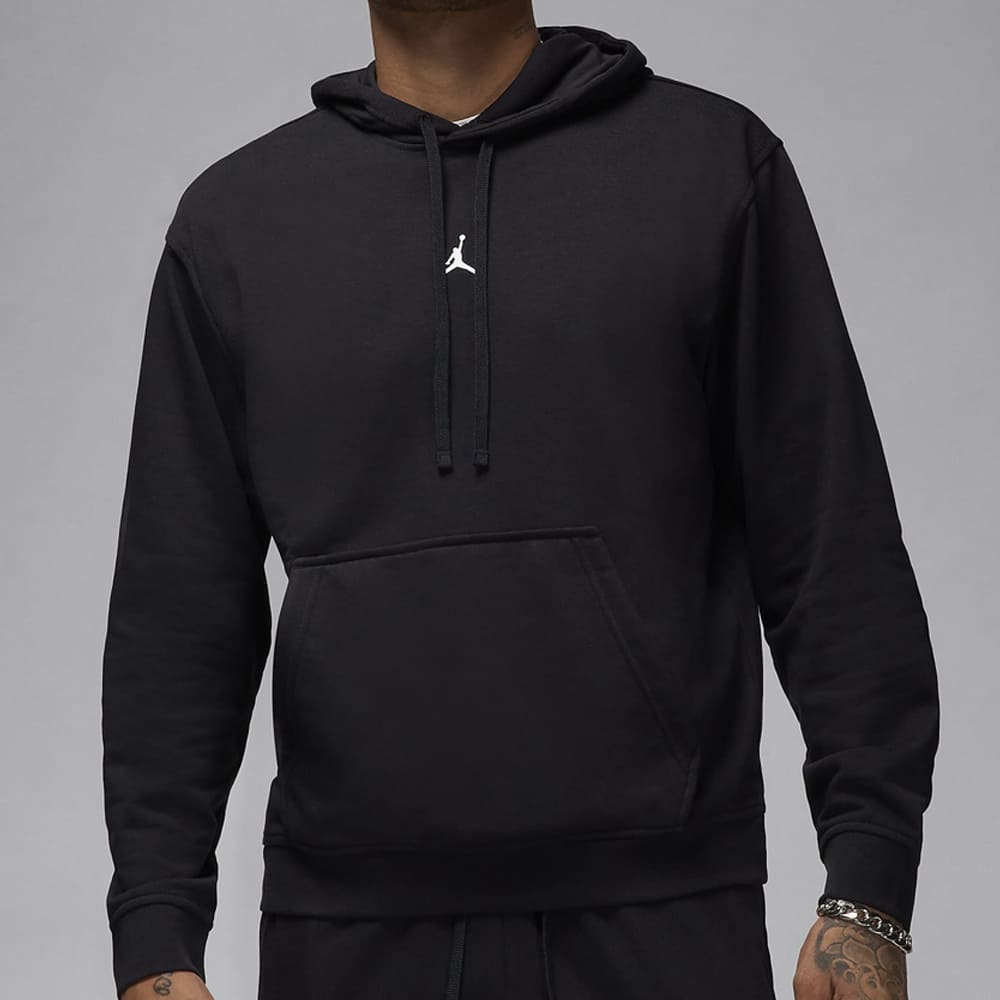 Golfickers サッカーポロ　スウェット黒 ジョーダン DF フリース プルオーバーフーディ【FV8606-010