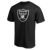 ファナティクス　NFL Tシャツ　プライマリーロゴ　レイダース（ブラック）