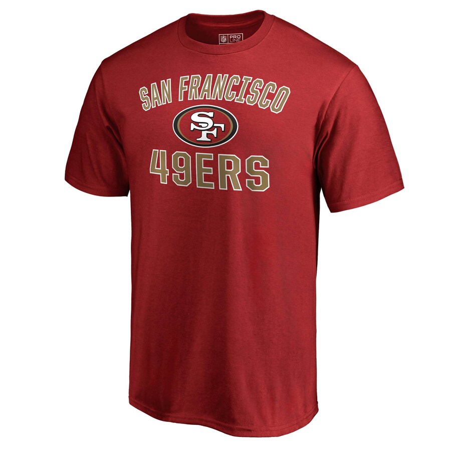 ファナティクス　NFL Tシャツ　ビクトリーアーチ　49ers（レッド）