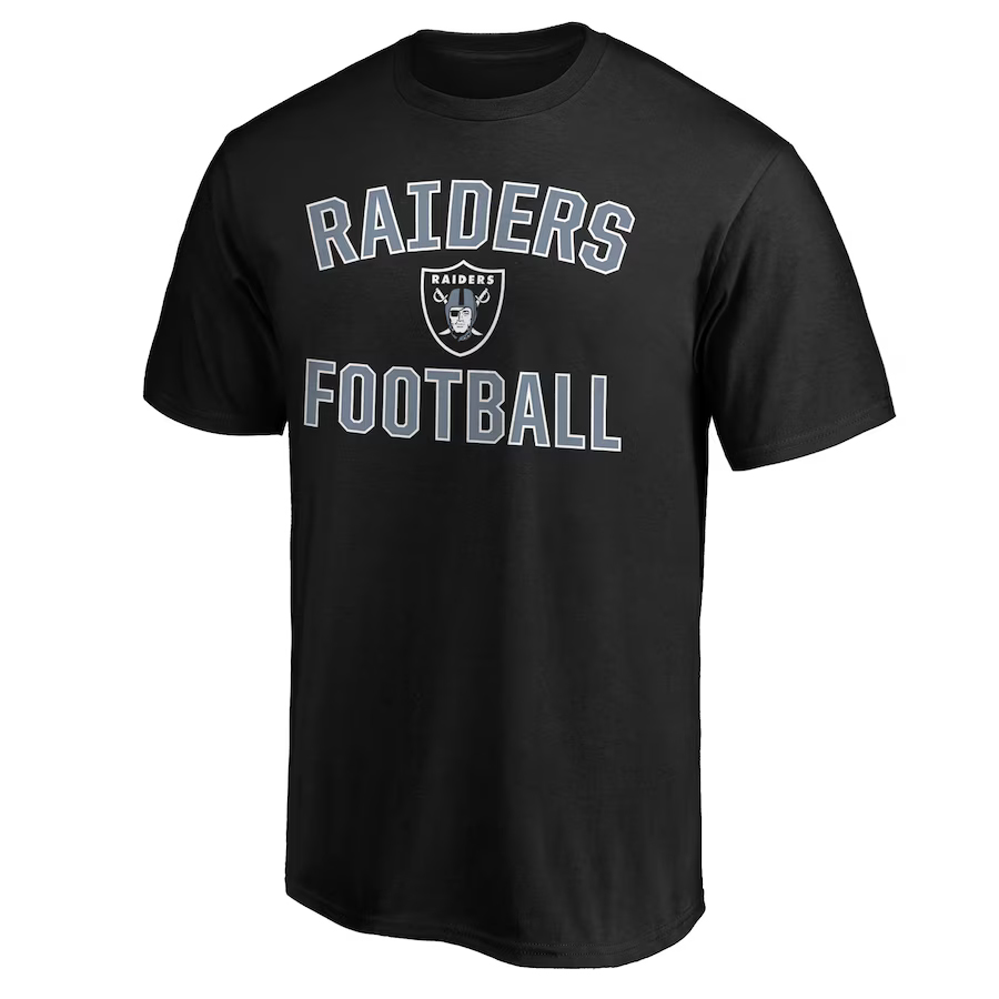 ファナティクス　NFL Tシャツ　ビクトリーアーチ　レイダース（ブラック）