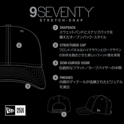 ニューエラ NFL キャップ 9SEVENTY ビルズ（ブルー）│アメフト