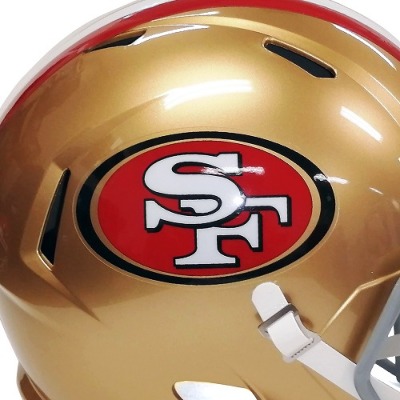 オーダー］リデル NFL レプリカヘルメット（1/1サイズ） 49ers 