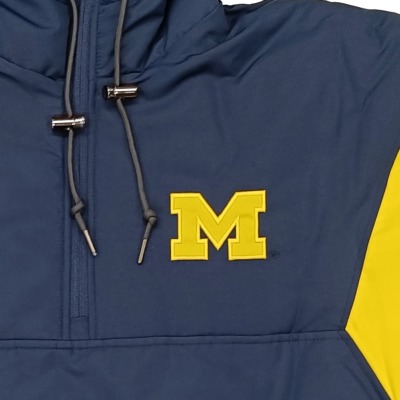 ミシガン大学 ロゴ入り ジャケット 3XL コロシアム NCAA ジャケット シカゴ パファーフーディジャケット