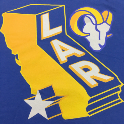 ファナティクス NFL Tシャツ プライムタイム ラムズ（ブルー