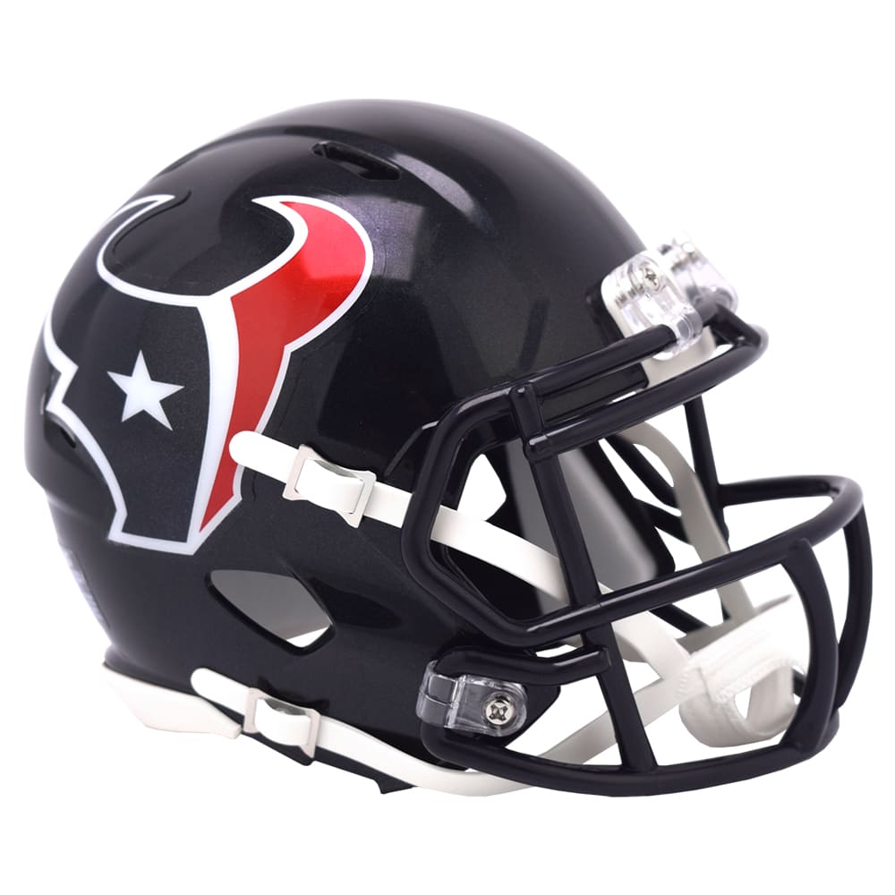 リデル NFL テキサンズ ミニヘルメット Black Matte Alternate Speed