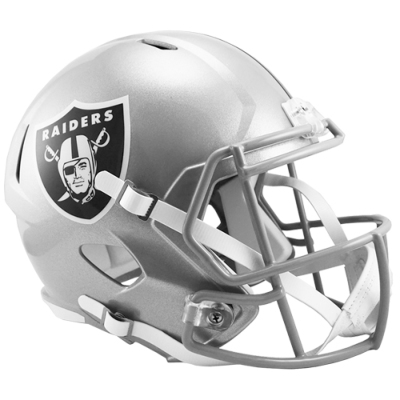オーダー］リデル NFL レプリカヘルメット（1/1サイズ） レイダース 