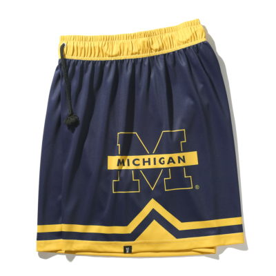スポルディング NCAA ジャージーショーツ ミシガン ライン