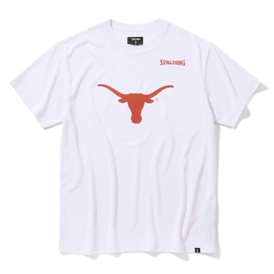 スポルディング Tシャツ テキサス ビッグホーンロゴ【SMT24029TX】ホワイト