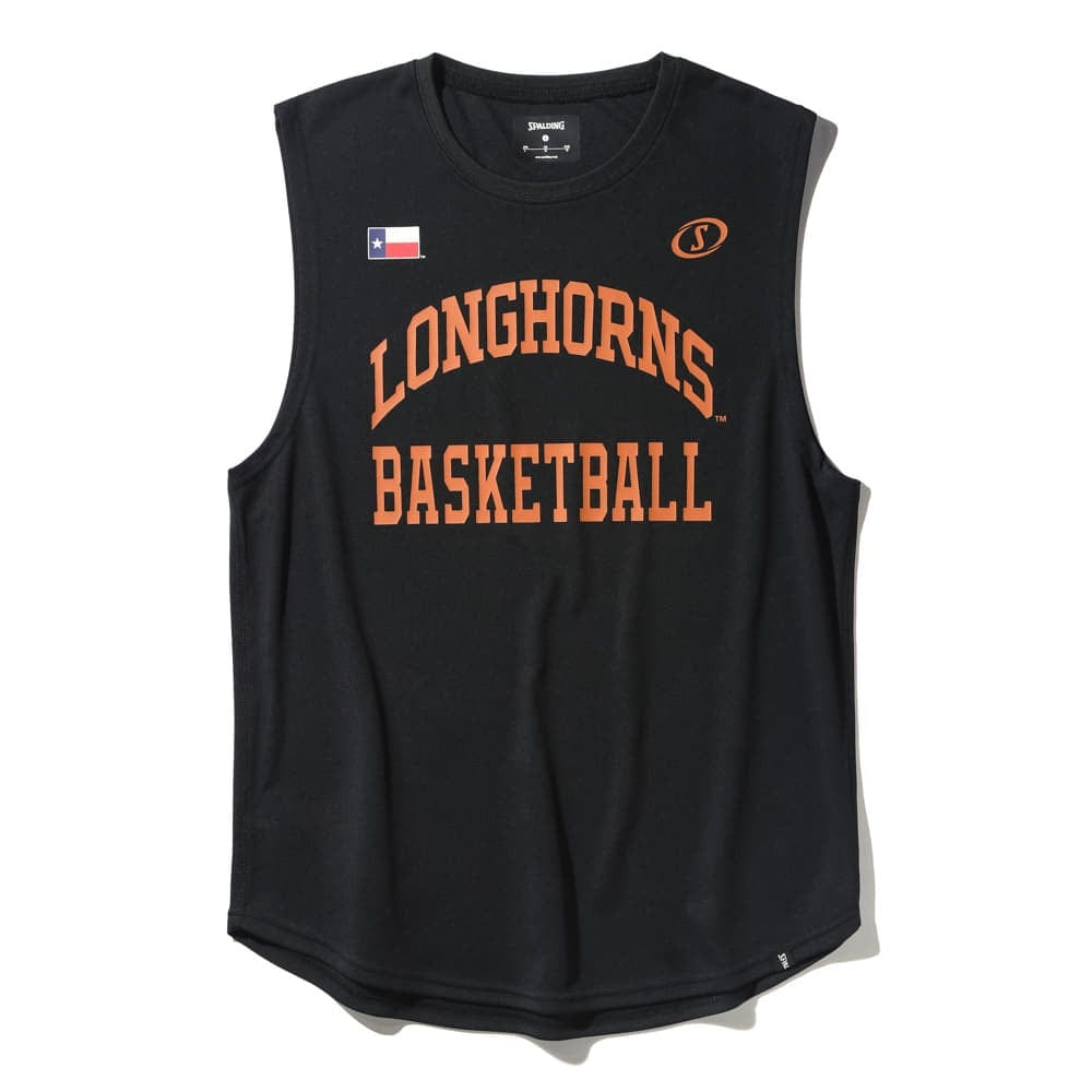新品⭐️スタニングルアー デニムスリーブレスシャツ　S スポルディング NCAA スリーブレストップ テキサスロング