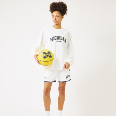 スポルディング NCAA ロングスリーブTシャツ ミシガン