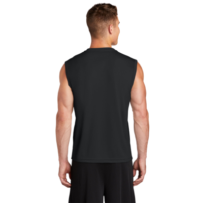 SPORT-TEK ノースリーブシャツ ST352 ブラック│アメフト用品