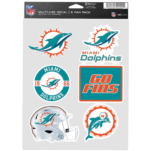 ウィンクラフト NFL マルチユースディキャル ドルフィンズ│アメフト