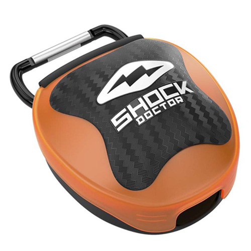 ショックドクター マウスガードケース オレンジ 102C│アメフト用品