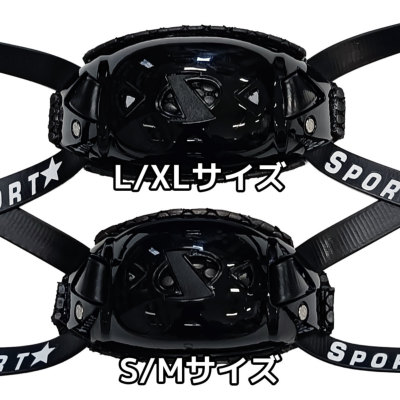 スポーツスター チンストラップ VICTORY T-REX ブラック│アメフト用品